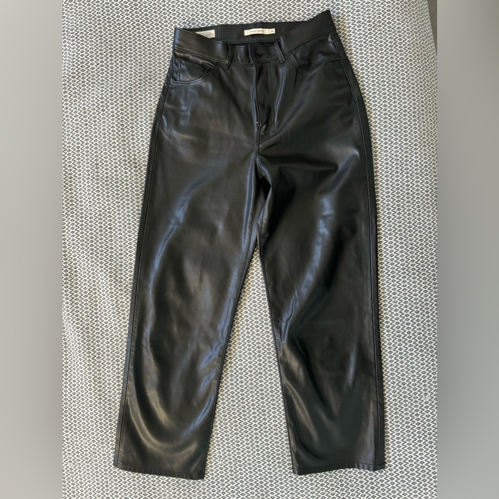 Levi’s Faux Leather Rib Pants